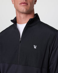 Vuori Sunday Element Half Zip Black