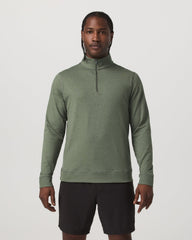Vuori Coronado Half Zip Men's Light Oregano Heather Pullover