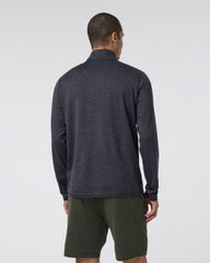 Vuori Ponto Half Zip Mock Neck Charcoal Heather