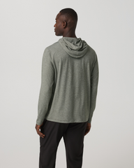Vuori Long Sleeve Everyday Fitness Hoodie River Rock Heather
