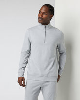 Vuori Coronado Half Zip Men's Light Grey Sweatshirt