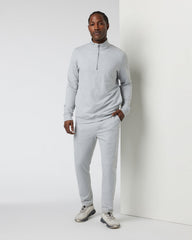 Vuori Coronado Half Zip Men's Light Grey Sweatshirt