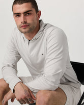 Vuori Ponto Full Zip Hoodie Men's Salt Heather Hoodie