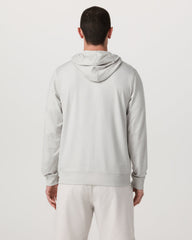 Vuori Ponto Full Zip Hoodie Men's Salt Heather Hoodie