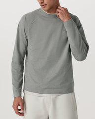 Vuori Coronado Crew - Relaxed Fit Driftwood Heather Crewneck