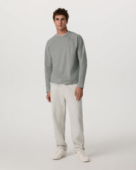 Vuori Coronado Crew - Relaxed Fit Driftwood Heather Crewneck