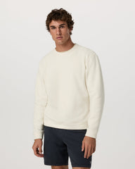 Vuori Beach Fleece Crew Men's Bone Heather Crewneck
