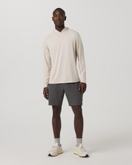 Vuori Men's Long Sleeve Everyday Fitness Hoodie Oatmeal Heather