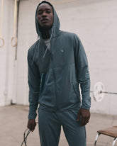 Vuori Sunday Element Jacket Men's Blue Sea Heather Jacket
