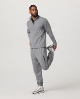 Vuori Sunday Element Track Jacket Men's Grey Heather