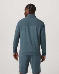 Vuori Sunday Element Track Jacket Men's Blue Sea Heather Jacket