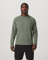 Vuori Men's Coronado Crew - Relaxed Fit Light Oregano Heather