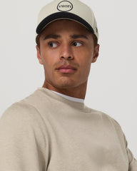 Vuori Ponto Performance Crew Men's Truffle Heather Crew Neck