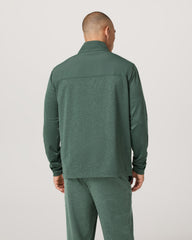 Vuori Men's Sunday Element Track Jacket Agate Green Heather