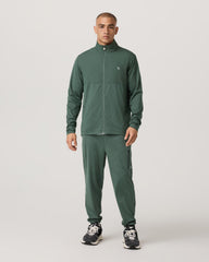Vuori Men's Sunday Element Track Jacket Agate Green Heather
