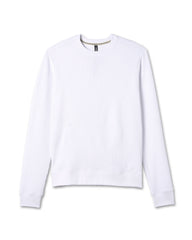 Vuori Jamestown Crew Men's White Waffle Crewneck