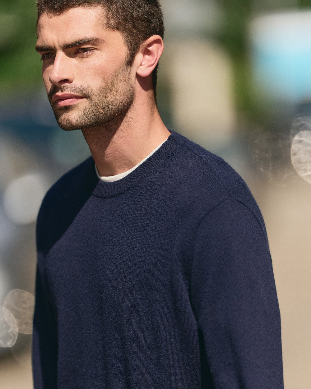 Vuori Berik Cashmere Sweater Men's Sweater in Ink