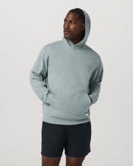 Vuori Men's Coronado Pullover Hoodie 2.0 Misty Blue Heather