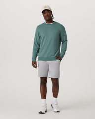 Vuori Cypress Logo Crew Men's Bluegrass Sweatshirt