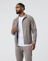 Vuori Sunday Element Track Jacket Mocha Heather