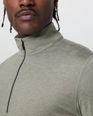 Vuori Ease Performance Half Zip 2.0 Laurel Heather