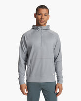 Vuori Ponto Performance Half Zip Hoodie Steel Heather