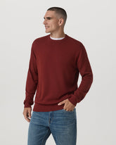 Vuori Fluent Sweater Men's Spiced Apple Cashmere Sweater