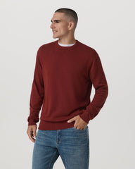 Vuori Fluent Sweater Men's Spiced Apple Cashmere Sweater