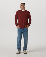 Vuori Fluent Sweater Men's Spiced Apple Cashmere Sweater