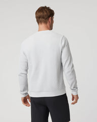 Vuori Jamestown Crew Men's Frost Grey Waffle Crewneck
