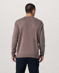 Vuori Fluent Sweater Men's Huckleberry Cashmere Sweater