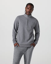 Vuori Cypress 1/4 Zip 2.0 Heather Grey