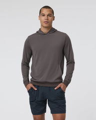 Vuori Double Mesh Hoodie Warm Grey