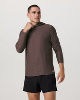Vuori Strato Tech Hoodie Men's Huckleberry Heather Hoodie