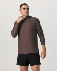 Vuori Strato Tech Hoodie Men's Huckleberry Heather Hoodie