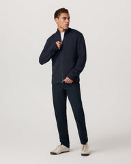 Vuori Denver Full Zip Sweater Men's Navy Zip Sweater