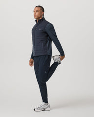 Vuori Sunday Insulated Hybrid Jacket Men's Ink Heather Jacket