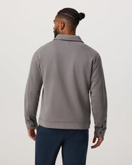 Vuori Seaside Shirt Jacket Men's Cavern Grey Lifestyle Jacket