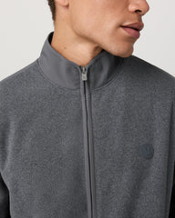 Vuori Aspen FZ Jacket Men's Heather Grey Full-Zip Jacket