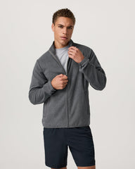 Vuori Aspen FZ Jacket Men's Heather Grey Full-Zip Jacket