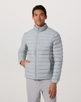 Vuori Steadfast Insulated Full Zip Jacket Men's Sea Fog Jacket