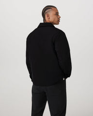 Vuori Nomad Insulated Shirt Jacket Men's Black Jacket