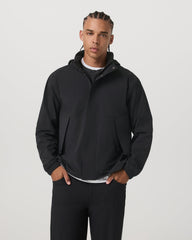 Vuori Stormbreak Jacket Black Lightweight Waterproof Jacket