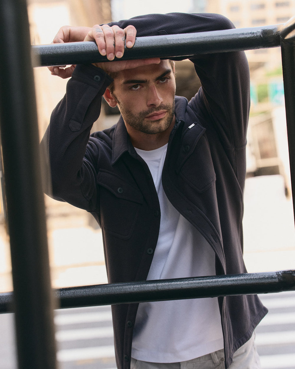 Vuori Aspen Shirt Jacket Black