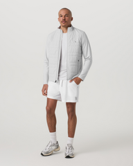 Vuori Sunday Insulated Hybrid Jacket Men's Frost Grey Jacket