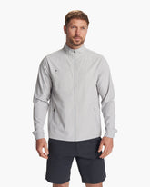 Vuori Venture Track Jacket Platinum Linen Texture