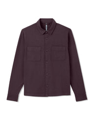 Vuori Coronado Shirt Jacket Men's Raisin Heather Jacket