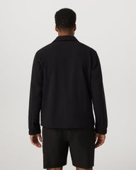 Vuori V1 Coach Jacket Men's Black Vintage Style Jacket