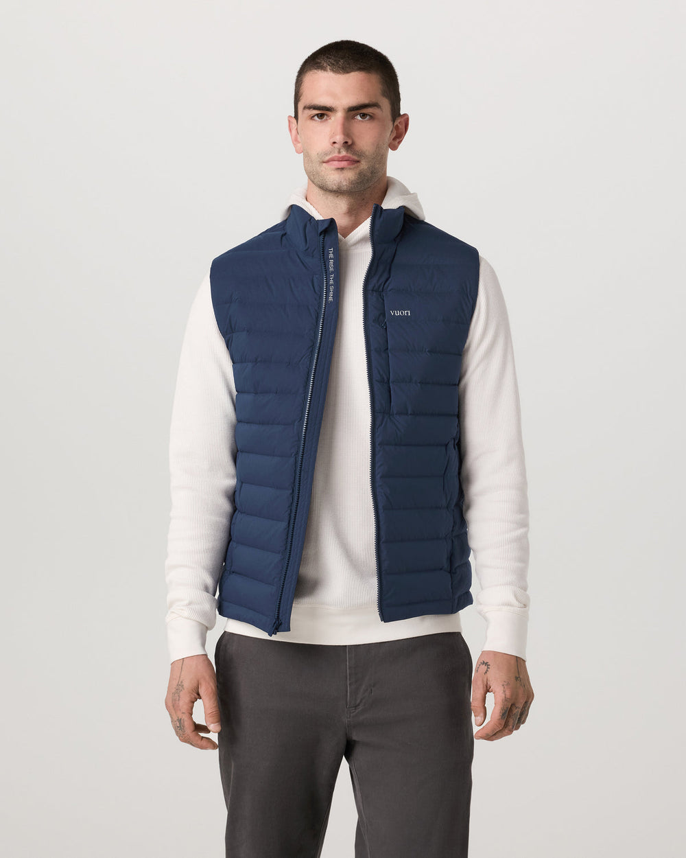 Vuori Steadfast Insulated Vest Men's Blue Coast Vest
