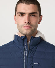 Vuori Steadfast Insulated Vest Men's Blue Coast Vest